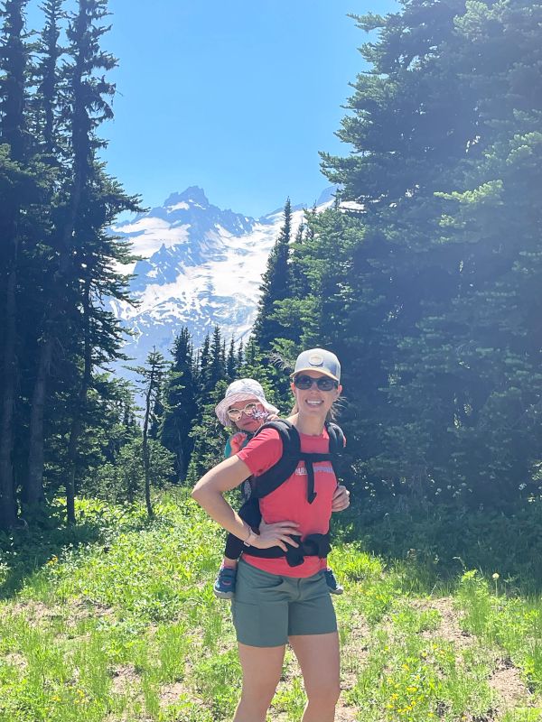 Kelly Hiking With Our Niece