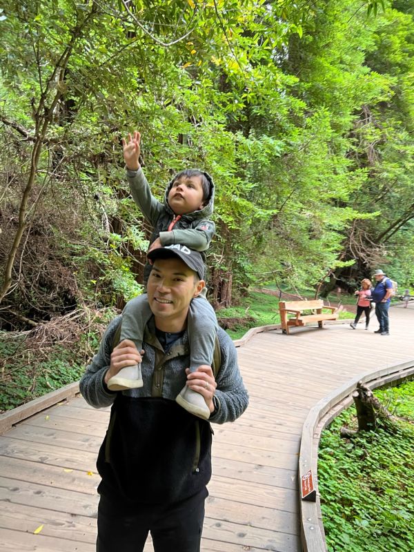 Family Hike in Muir Woods