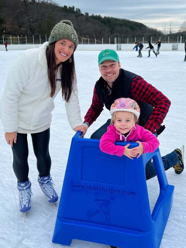 Ice Skating at a Nearby Park