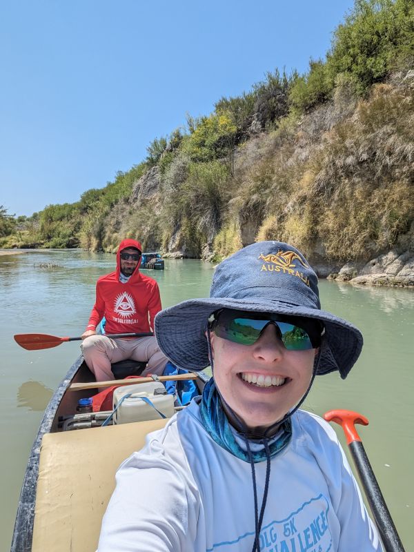 Canoeing Along the Rio Grande River 