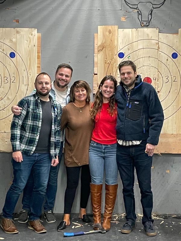 Axe Throwing With Family