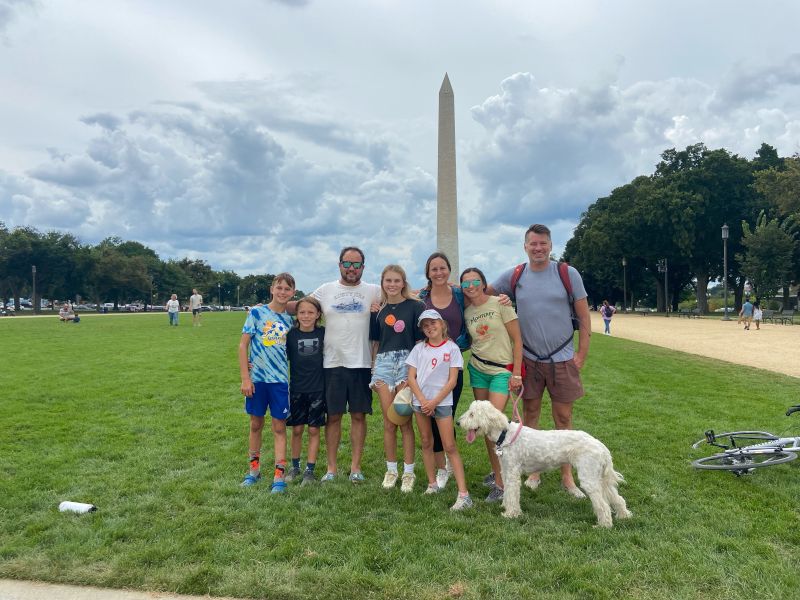 Walking Around the National Mall with Our Family