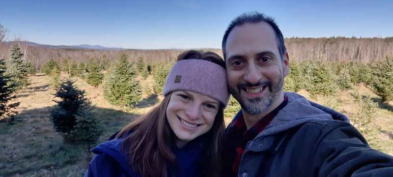 Cutting Down Our Christmas Tree - An Annual Tradition!