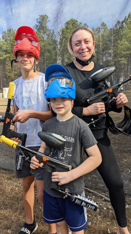 Paintball With Our Nephews