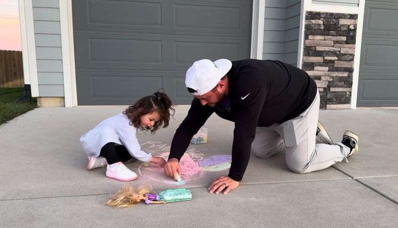 Fun With Sidewalk Chalk